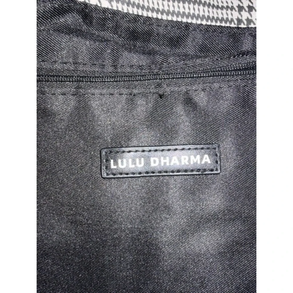 Women's Black & White Houndstooth Lulu Dharma Frasier‎ Backpack